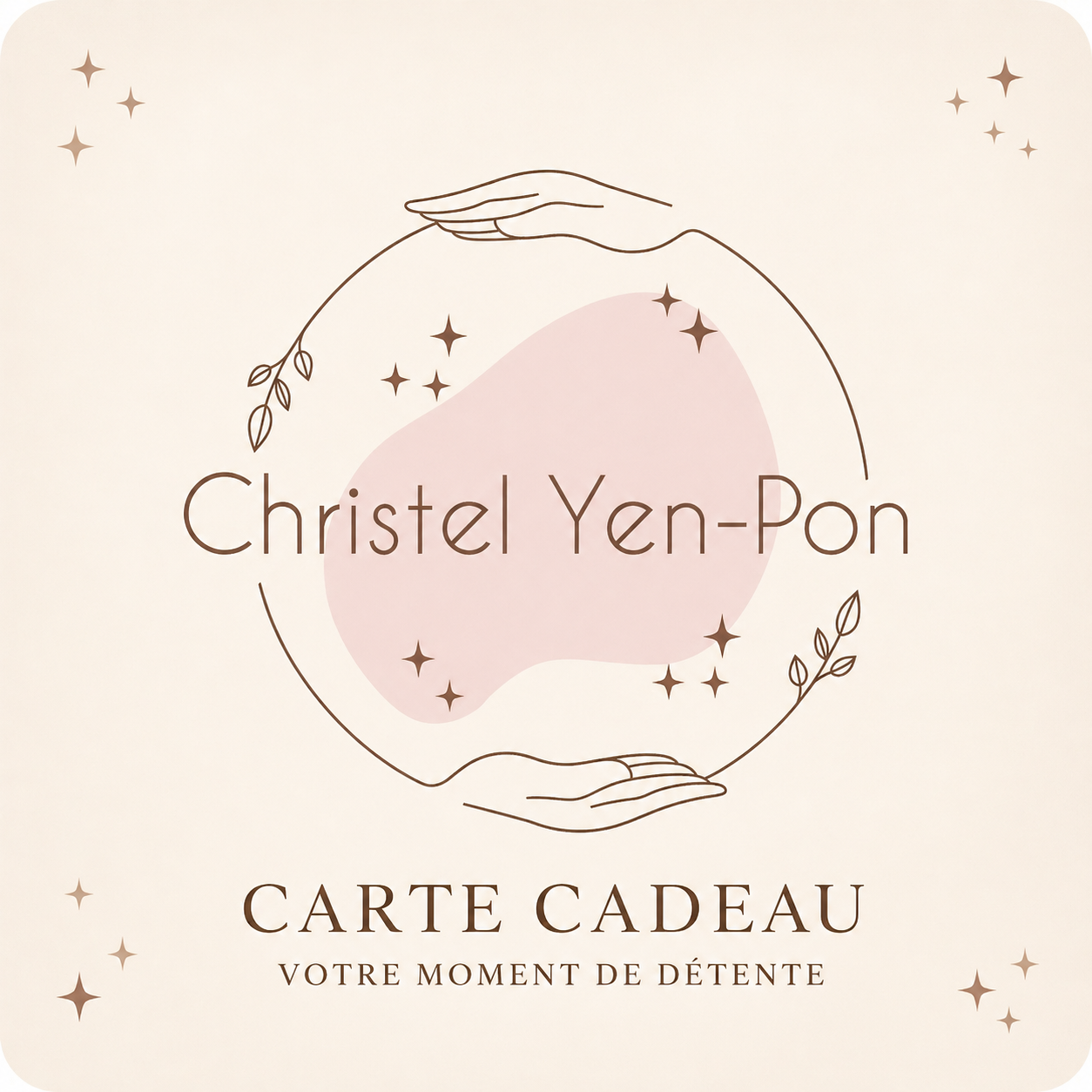 Carte cadeau 1 Carte cadeau massage bien-être — Christel Yen-Pon Compiègne Bordeaux